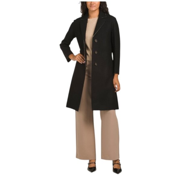 ICONS BY CINZIA ROCCA Virgin Wool Blend Overcoat - Picture 1 of 3
